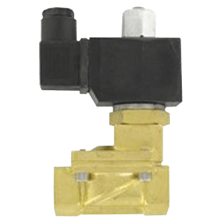 Dwyer Brass Solenoid Valve, 2-Way Guided NO, Series SSV-B